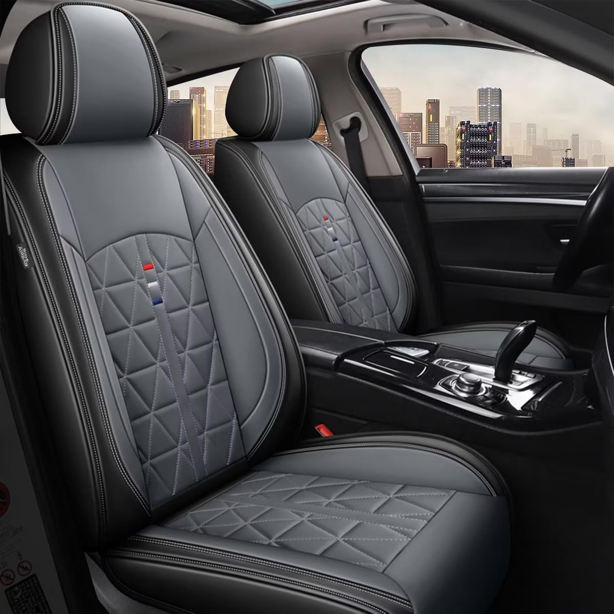 Juego completo de fundas de asiento de automóvil para Volvo XC40 2019-2024, impermeables, de piel sintética, XC40, compatible con protector de