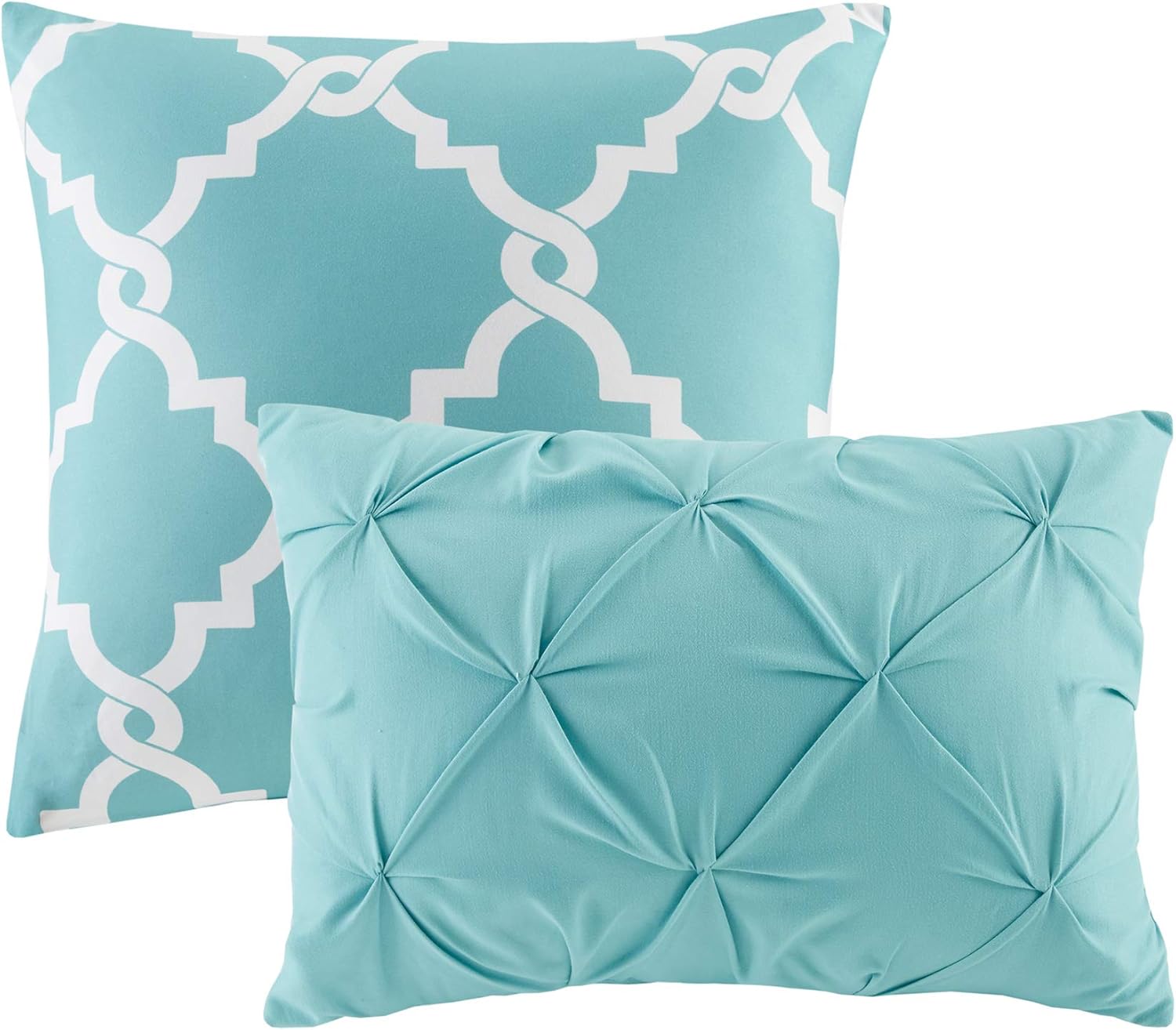 Kasey – Juego de edredón acogedor, diseño de calado, ropa de cama para todas las estaciones con fundas a juego, almohada decorativa, tamaño King
