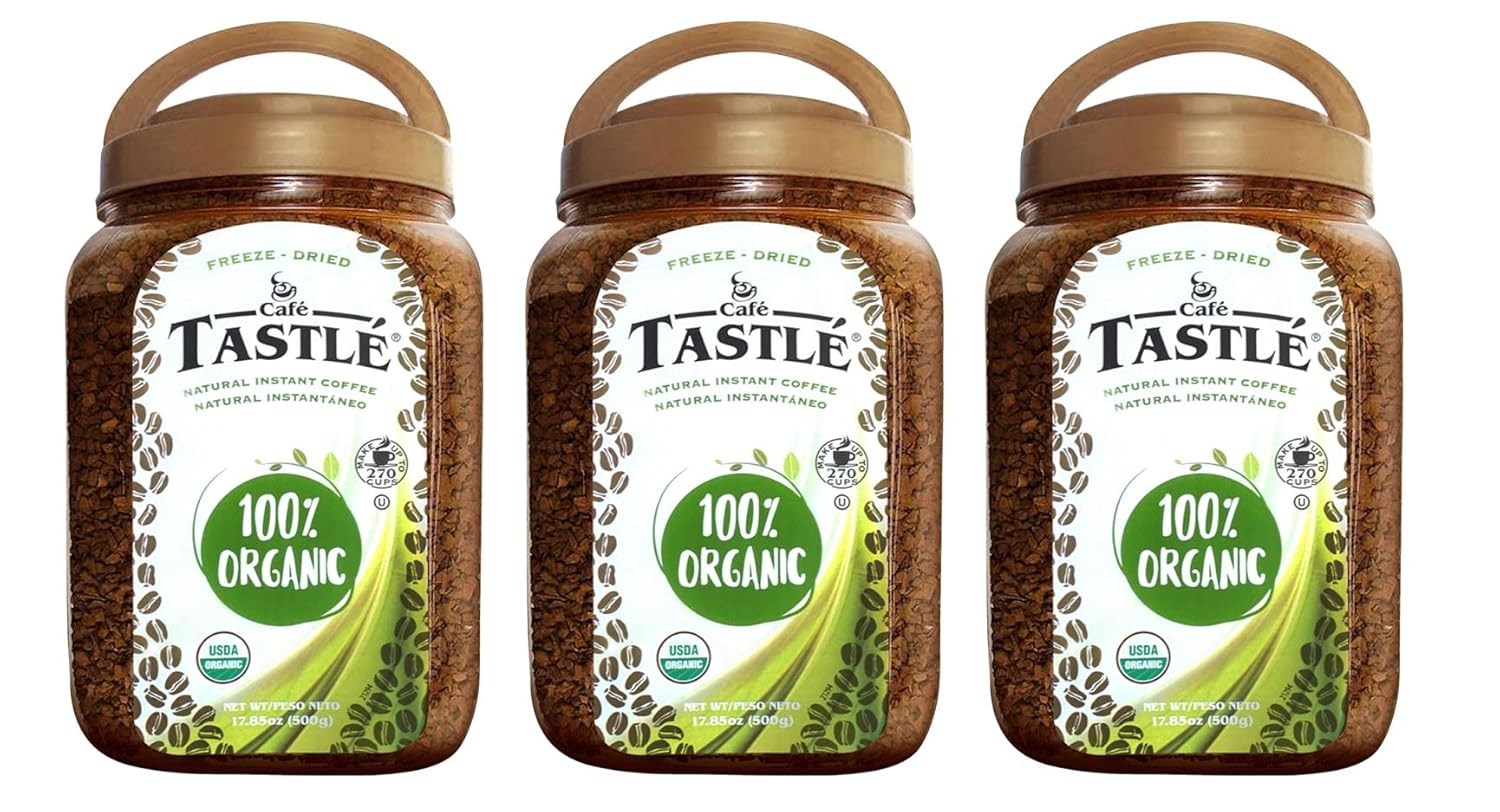 Cafe Tastlé Café instantáneo 100% orgánico, 17.85 onzas (3)