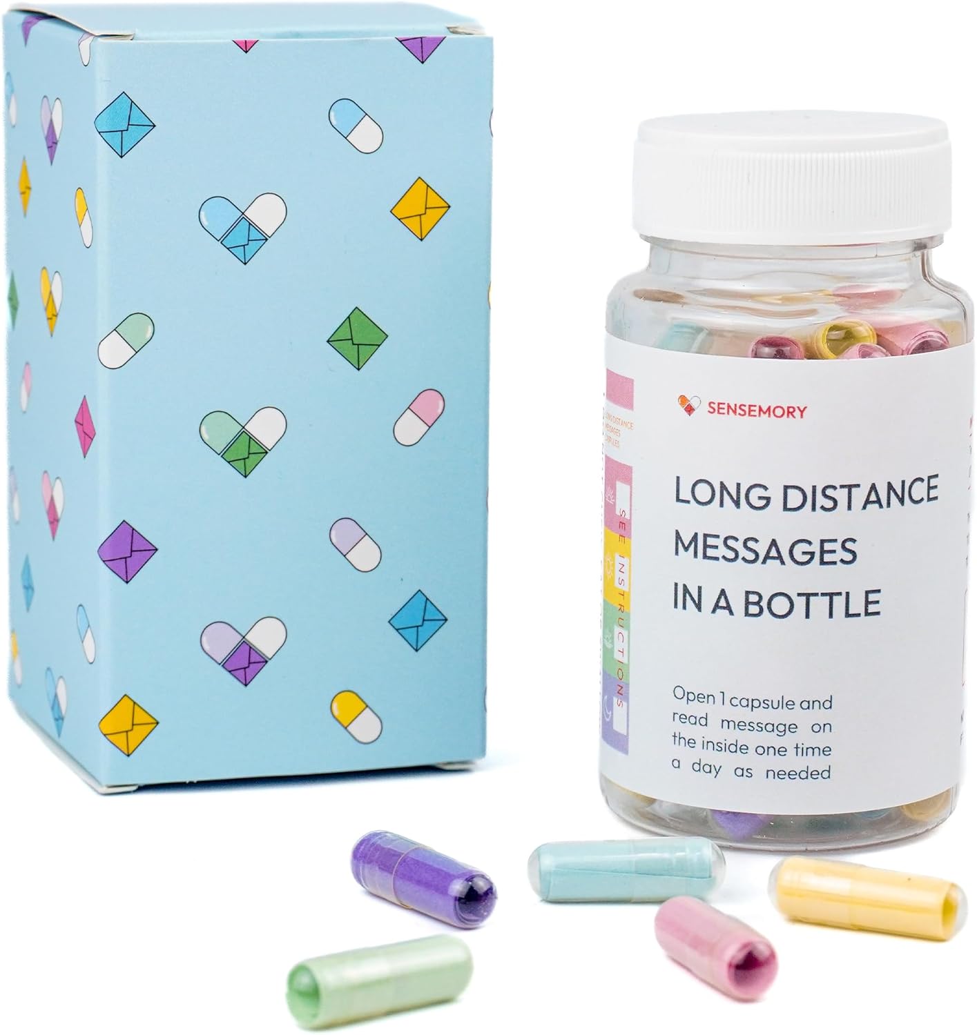 Cápsulas de amor preescritas Mensajes en una botella, Cartas de amor Regalos para relaciones a larga distancia (50+), Regalos del día de la madre