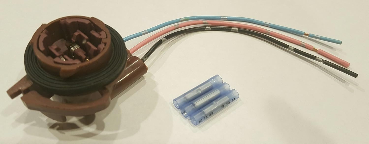 (juego de dos) Kit de reparación de enchufe de luz de coleta, reemplaza a GM 15306147, ACDelco LS92, Dorman 645-626, LEDestándar, 31574157