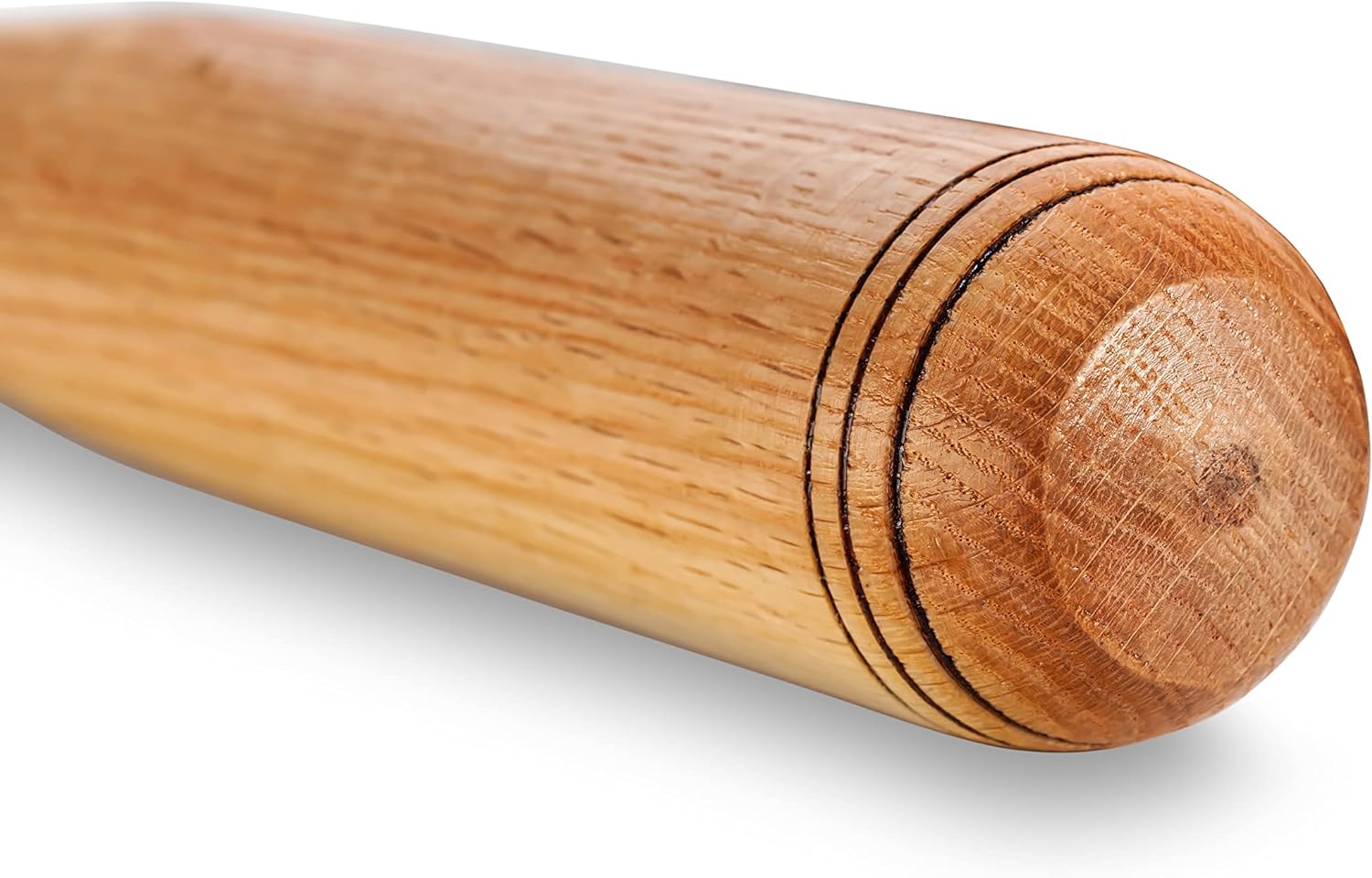 Bate de béisbol de madera maciza de roble, palo de bate de madera de roble, práctica de palo de defensa del hogar, bate de defensa personal, poder