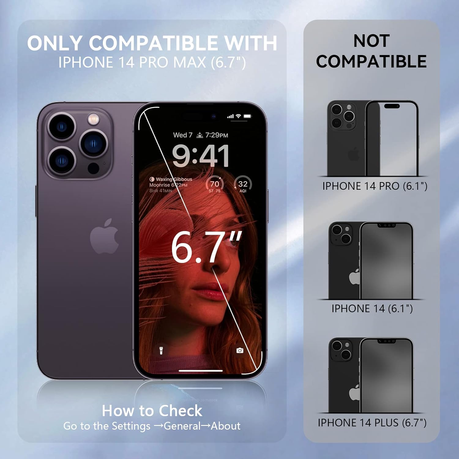 CloudValley Funda magnética para iPhone 14 Pro Max de 6.7 pulgadas, funda de silicona líquida con funda deslizante para cámara, compatible con