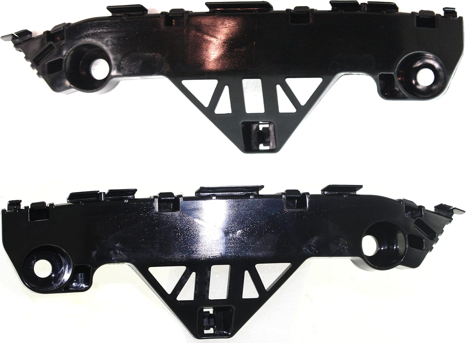 Evan Fischer Retenedor de parachoques compatible con Mazda 3 2010-2013 y Mazda 3 Sport 2010-2013 Juego de 2 delanteros, lado del conductor y del