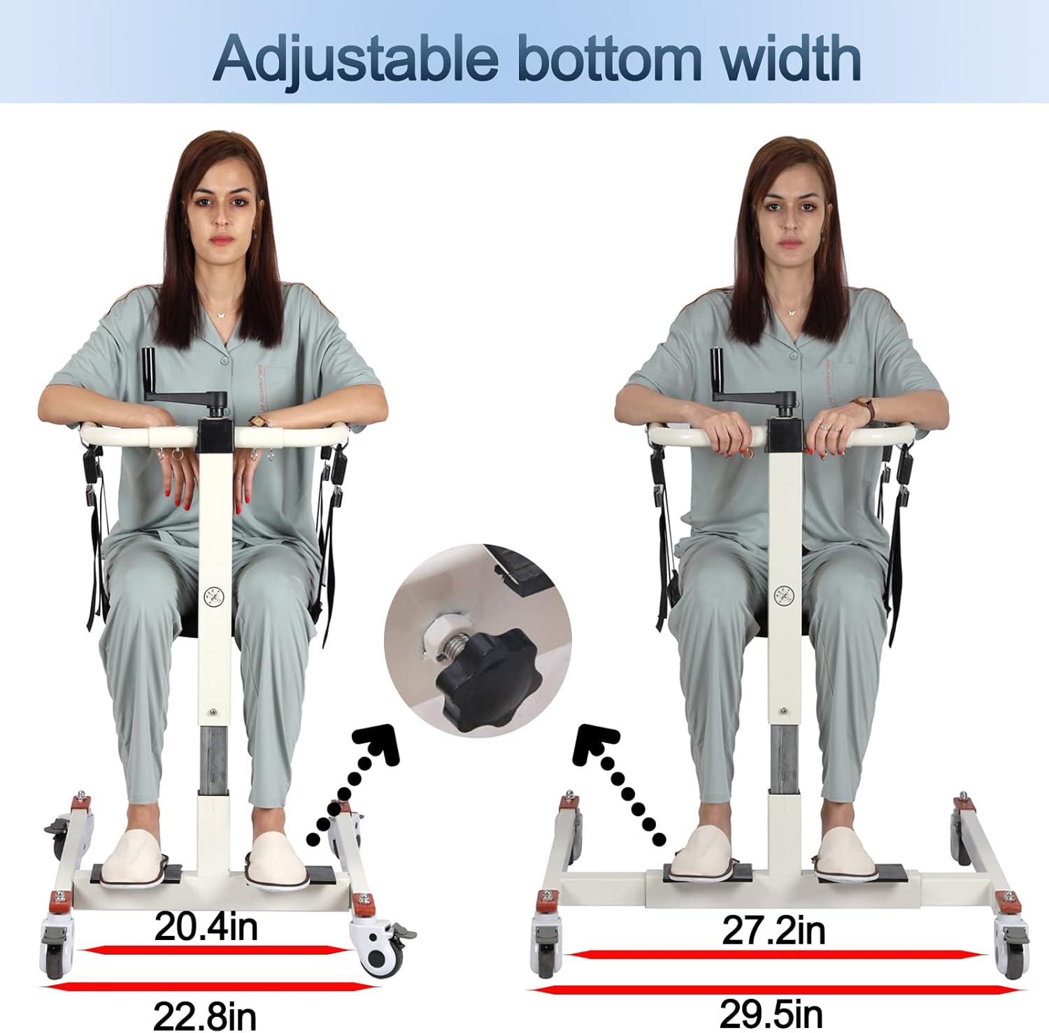 Silla de transferencia de paciente, silla de transferencia de paciente para el hogar, transferencia de silla de ruedas, dispositivos de