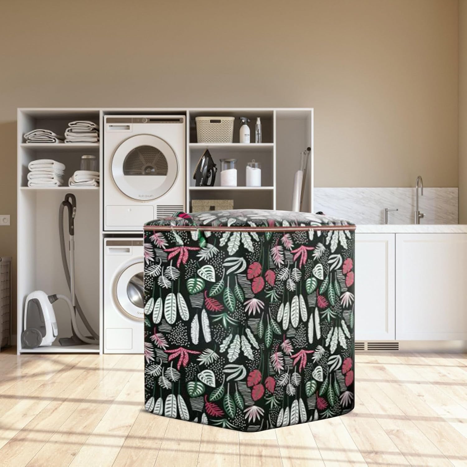 Contenedores de almacenamiento para ropa con tapa con cremallera, organizador de armario, almacenamiento de tela para el hogar, colcha, caja de