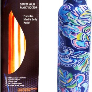 PRURA Botella de agua de cobre con estampado puro, a prueba de fugas, recipiente de cobre ayurvédico para deportes, gimnasio, aire libre, yoga, PRURA Botella de agua de cobre con estampado puro, a prueba de fugas, recipiente de cobre ayurvédico para deportes, gimnasio, aire libre, yoga,