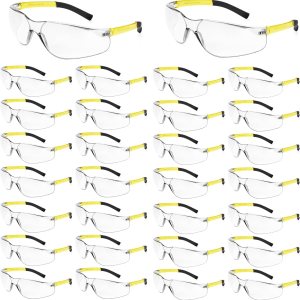 Anteojos de seguridad para hombres y mujeres, ANSI Z87.1, gafas de seguridad a granel con protección UV, resistentes a los arañazos Anteojos de seguridad para hombres y mujeres, ANSI Z87.1, gafas de seguridad a granel con protección UV, resistentes a los arañazos