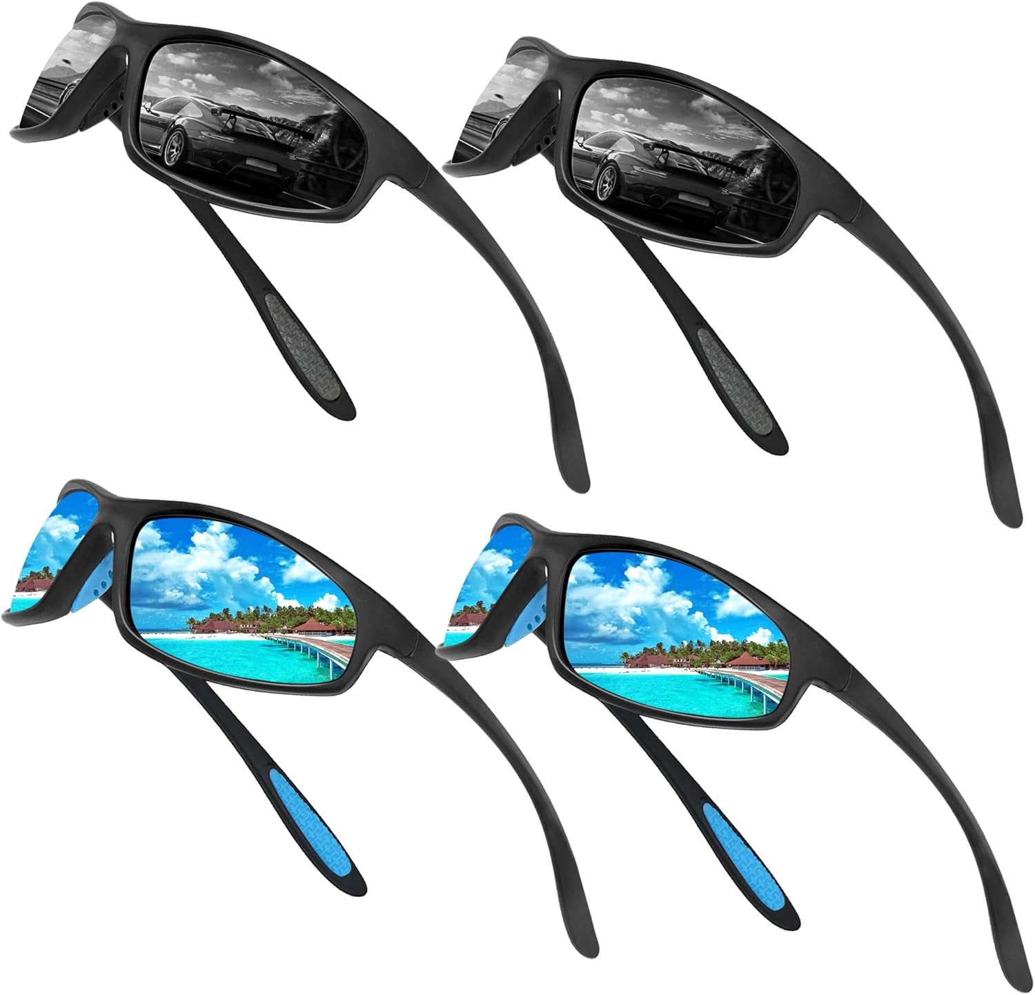 Gafas de sol polarizadas para hombre, gafas de sol de pesca, gafas de sol con protección UV, gafas de sol para conducir ciclismo