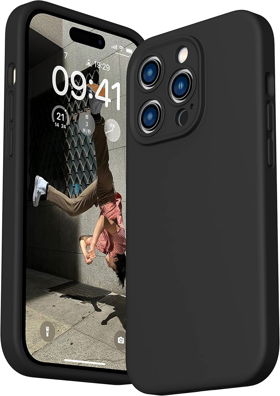 CellEver Elite – Funda para iPhone 14 Pro Max de 6.7 pulgadas, funda de silicona duradera con revestimiento de nanotecnología, protección mejorada