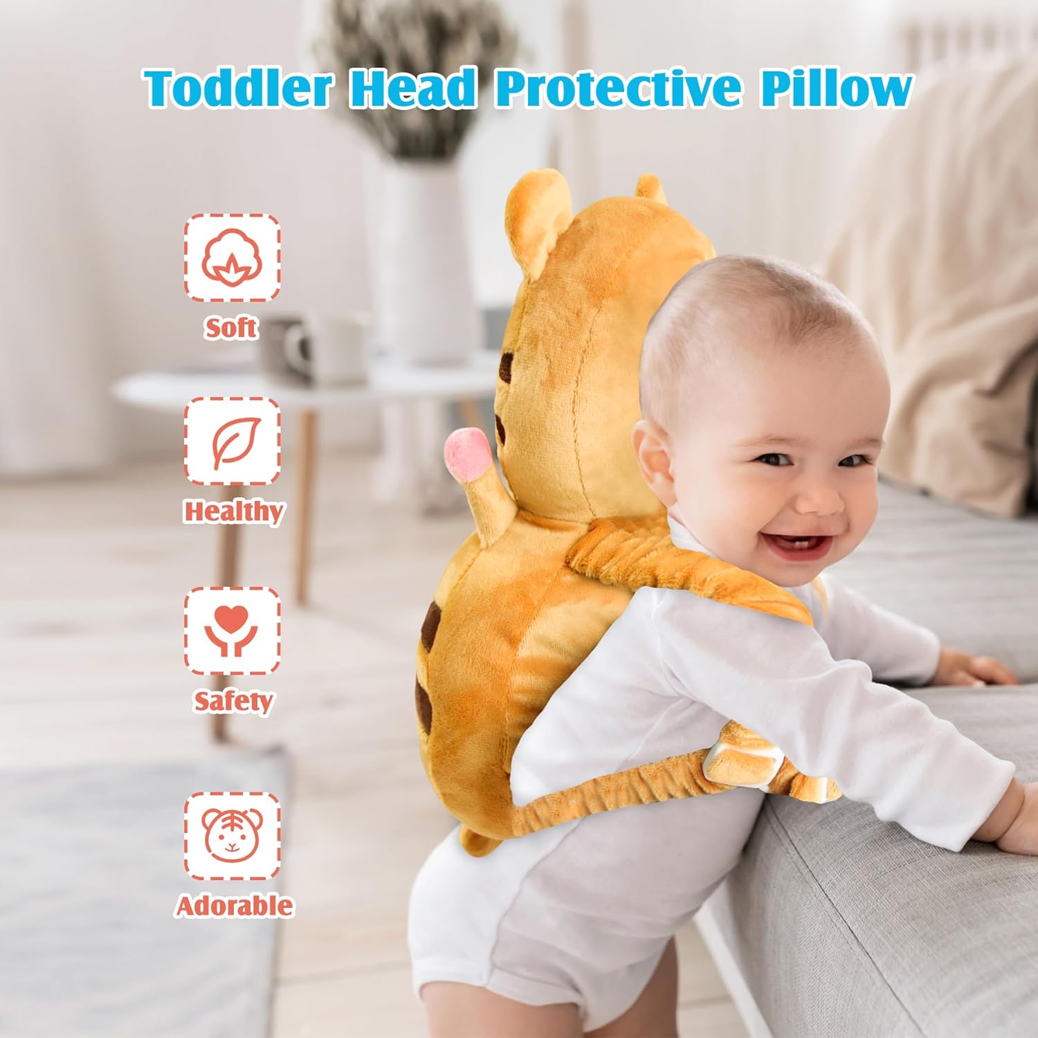 Mochila protectora para la cabeza del bebé, productos de seguridad para bebés, protección de la cabeza del bebé para gatear y caminar