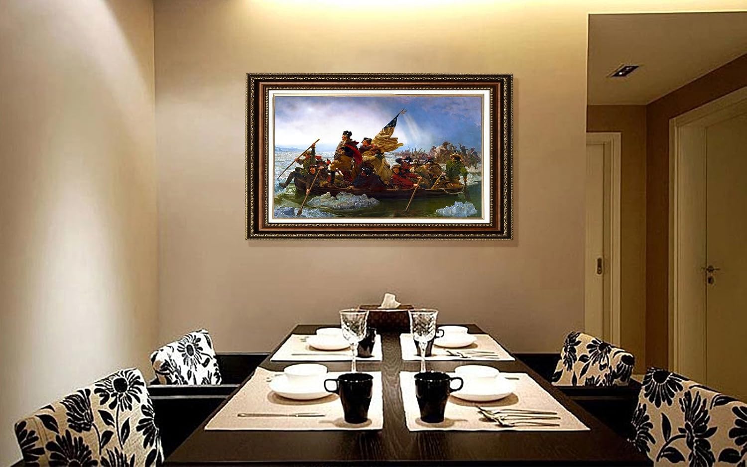 ELITEART – Washington Crossing the Delaware por Emanuel Gottlieb Leutze pintura al óleo de reproducción de pinturas al óleo giclée impresiones en