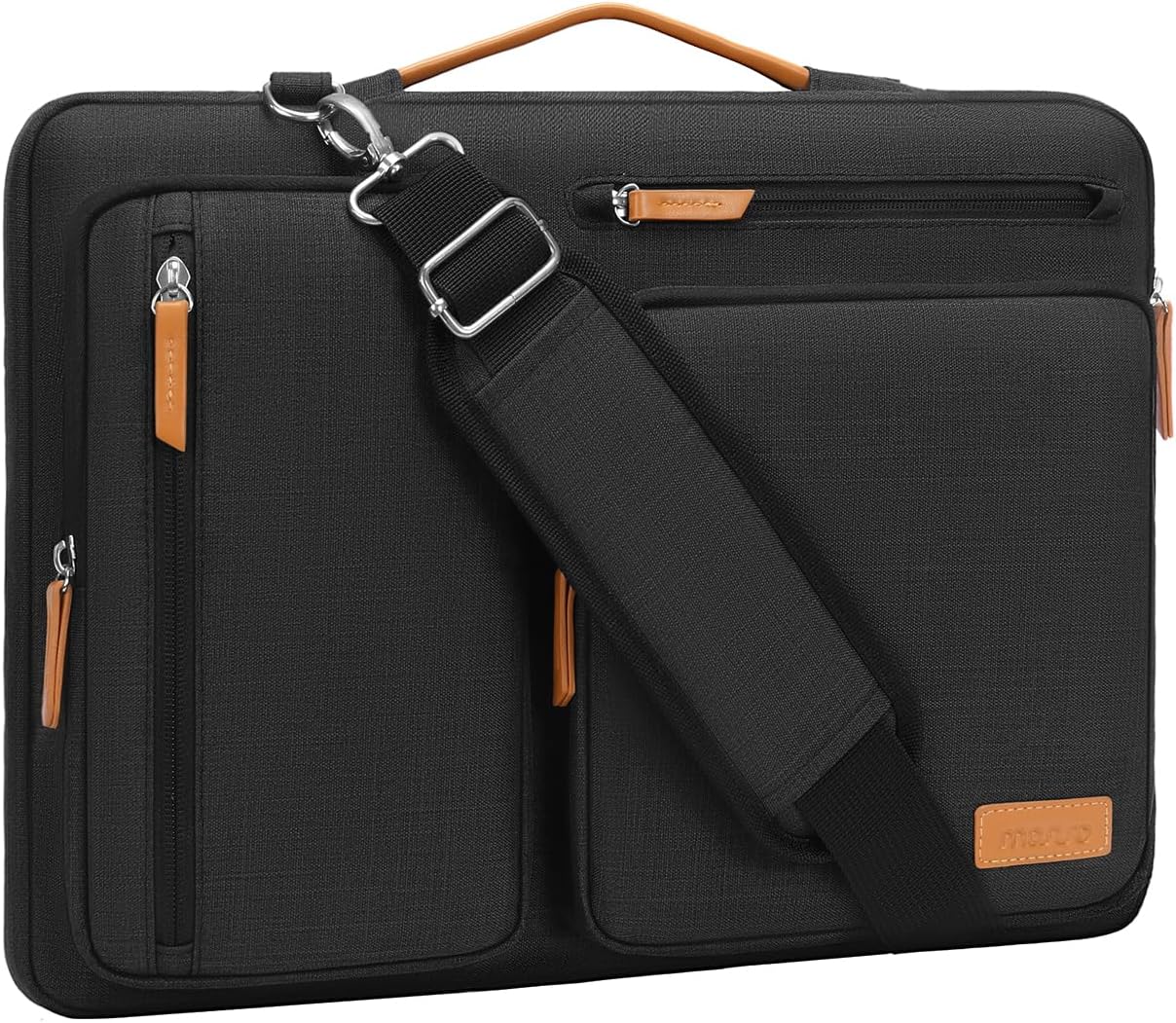MOSISO Bolsa de hombro protectora 360 para laptop, bolsa de computadora de 15 a 15.6 pulgadas compatible con MacBook Pro 16, HP, Dell, Lenovo, Asus,