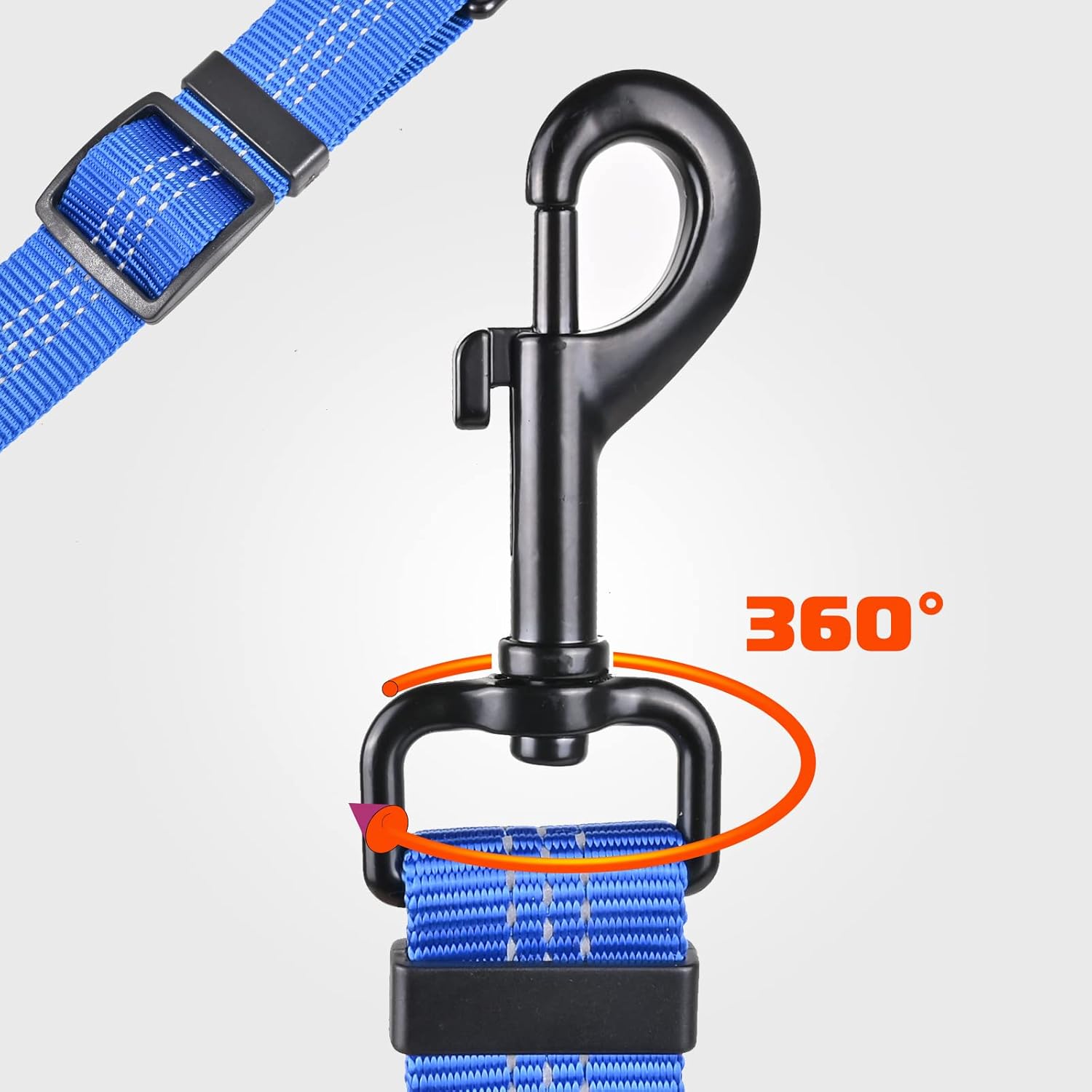 Cinturones de seguridad para perros para automóvil, cinturón de seguridad ajustable de nailon para perro, arnés de seguridad fuerte para automóvil