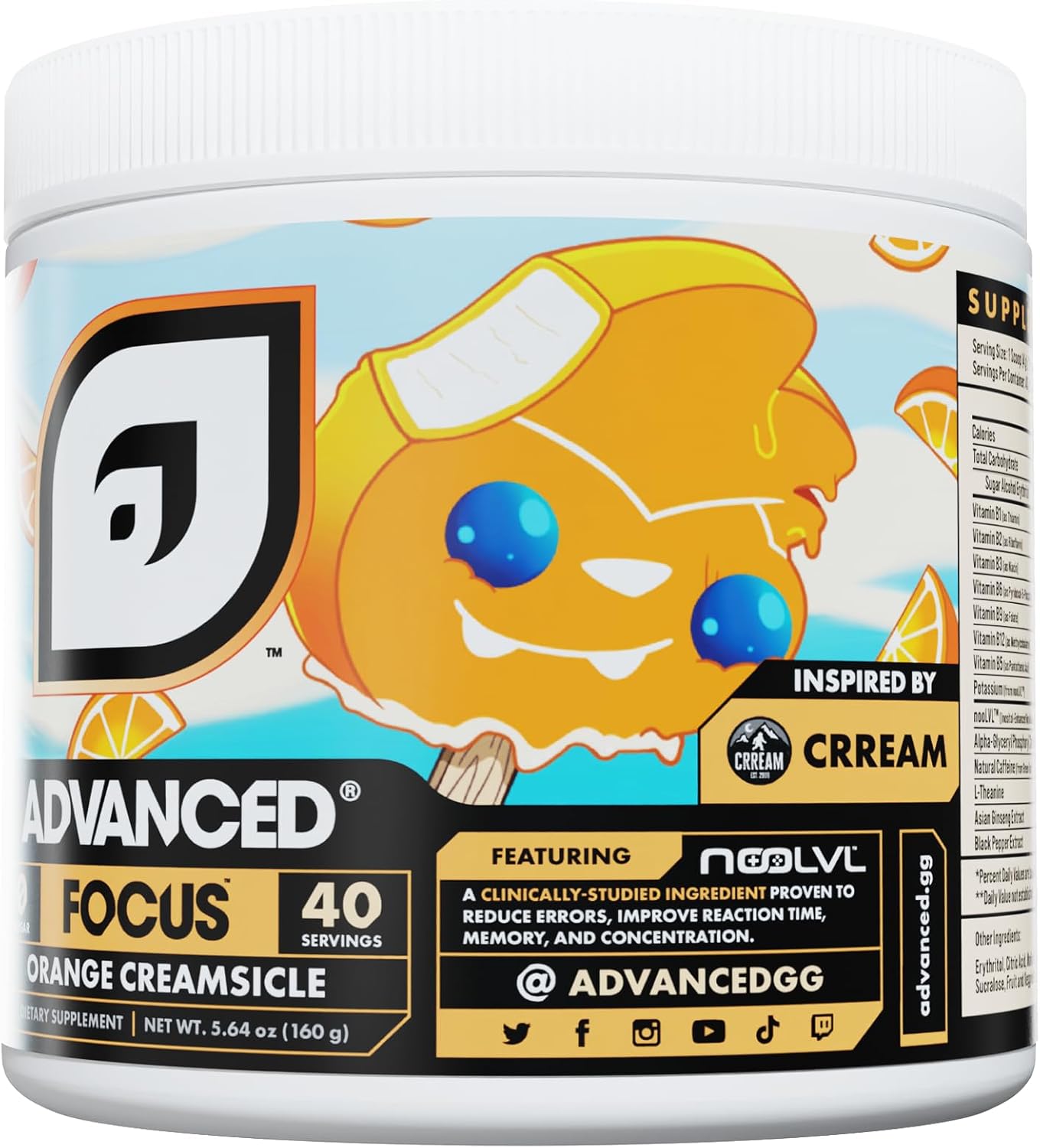 Advanced Focus – Crema de naranja