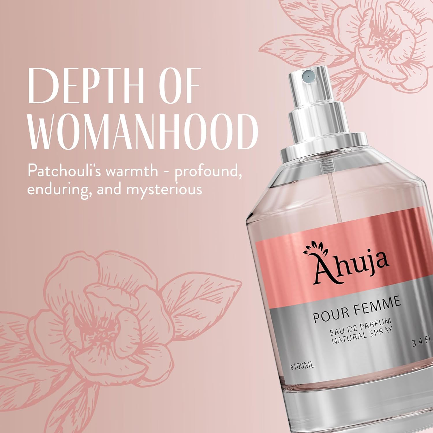 AHUJA POUR FEMME 3.4oz EDP Spray para ella