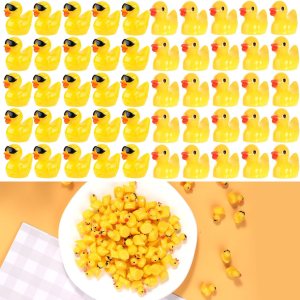 100 mini patos de resina, 50 lindos patos de resina con lentes de sol y 50 patos de resina de ojos negros en miniatura para casas de muñecas, 100 mini patos de resina, 50 lindos patos de resina con lentes de sol y 50 patos de resina de ojos negros en miniatura para casas de muñecas,