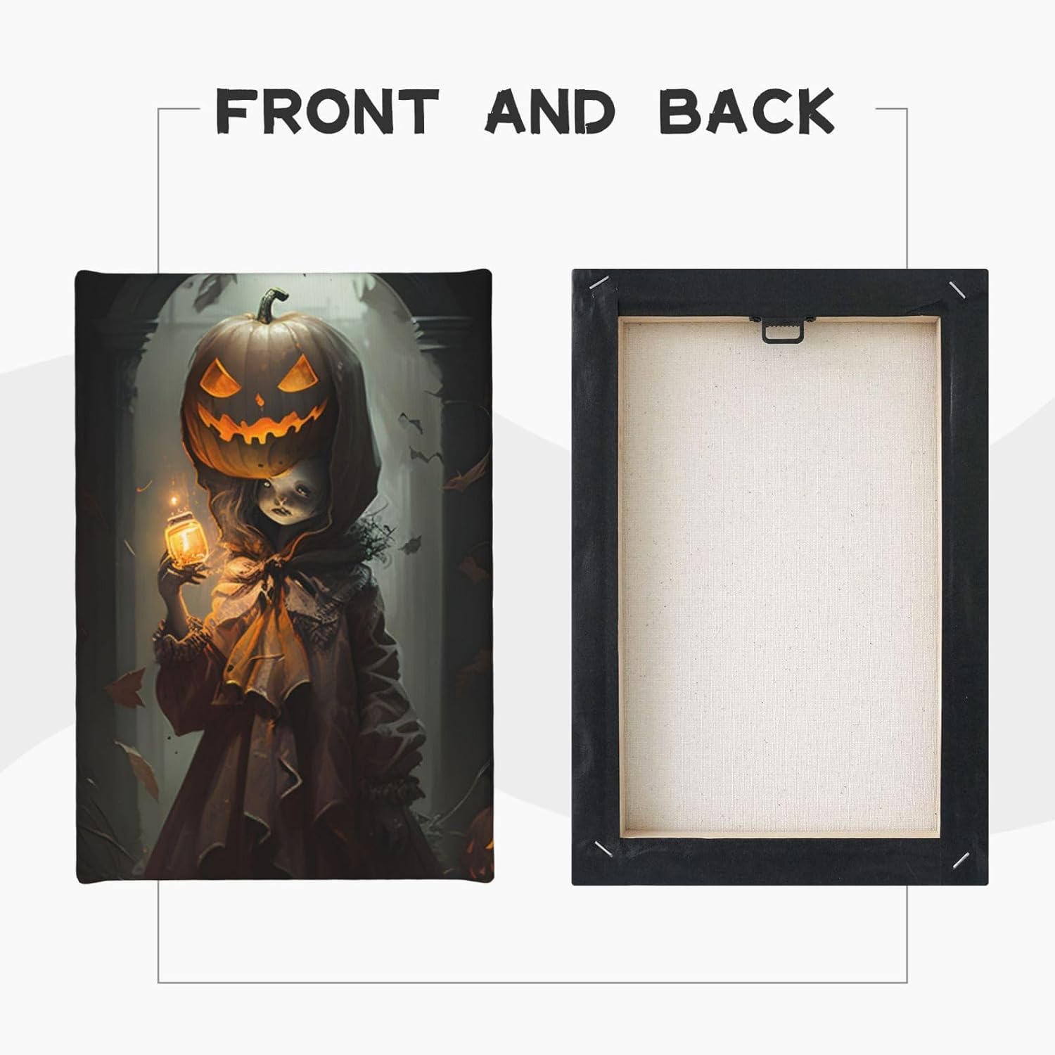 yvkew Lienzo decorativo para pared de Halloween, decoración del hogar, pinturas de arte abstracto, regalos, arte moderno, decoración para oficina,