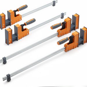 BORA Juego de abrazaderas paralelas de 4 piezas  Incluye 2 abrazaderas de carpintería de 18 pulgadas + 2 abrazaderas de carpintería de 24 pulgadas BORA Juego de abrazaderas paralelas de 4 piezas  Incluye 2 abrazaderas de carpintería de 18 pulgadas + 2 abrazaderas de carpintería de 24 pulgadas