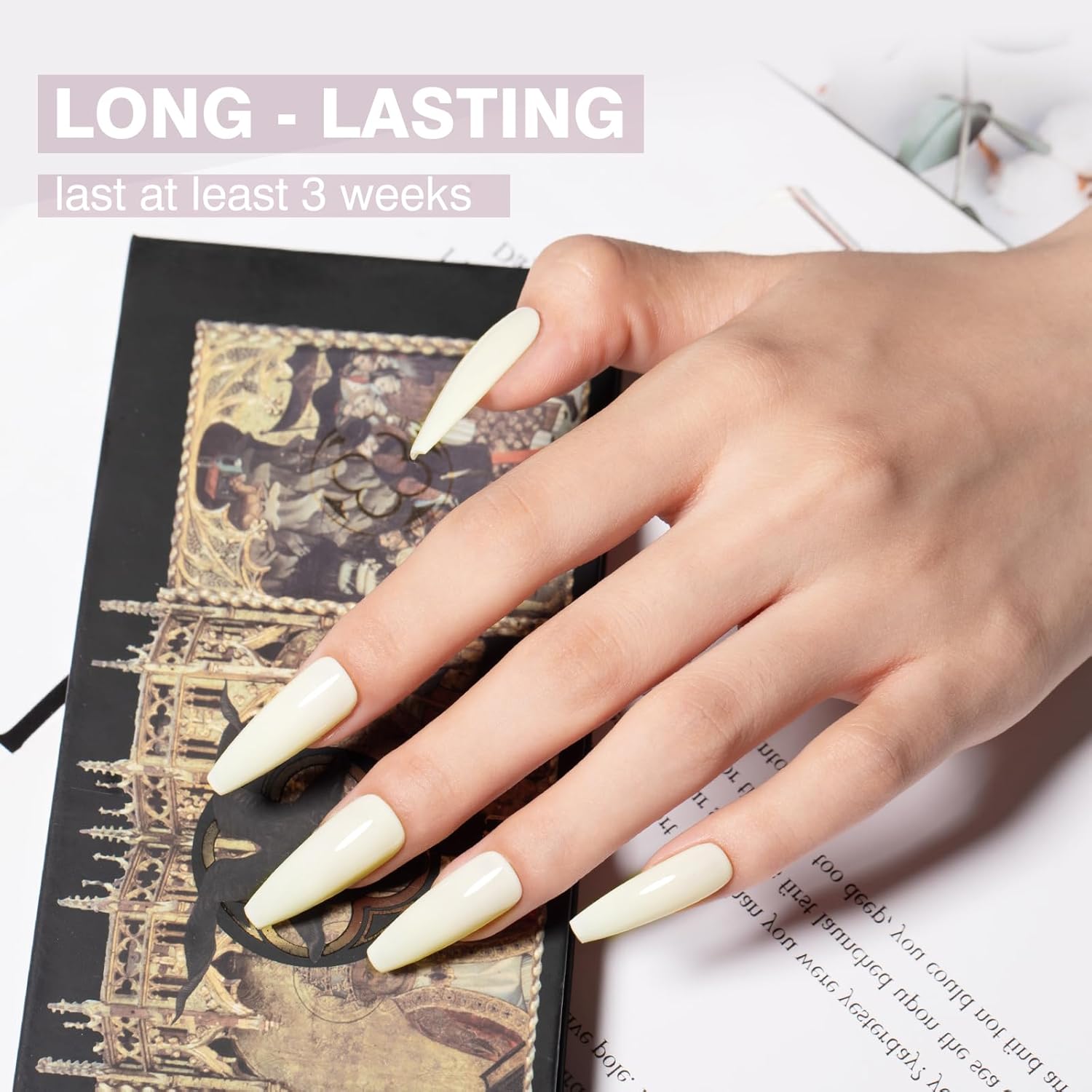 1 esmalte de uñas de gel de 0.5 fl oz, esmalte de gel de larga duración UV de 0.5 onzas, gel de gel de uñas no tóxico en el hogar, diseño de arte,