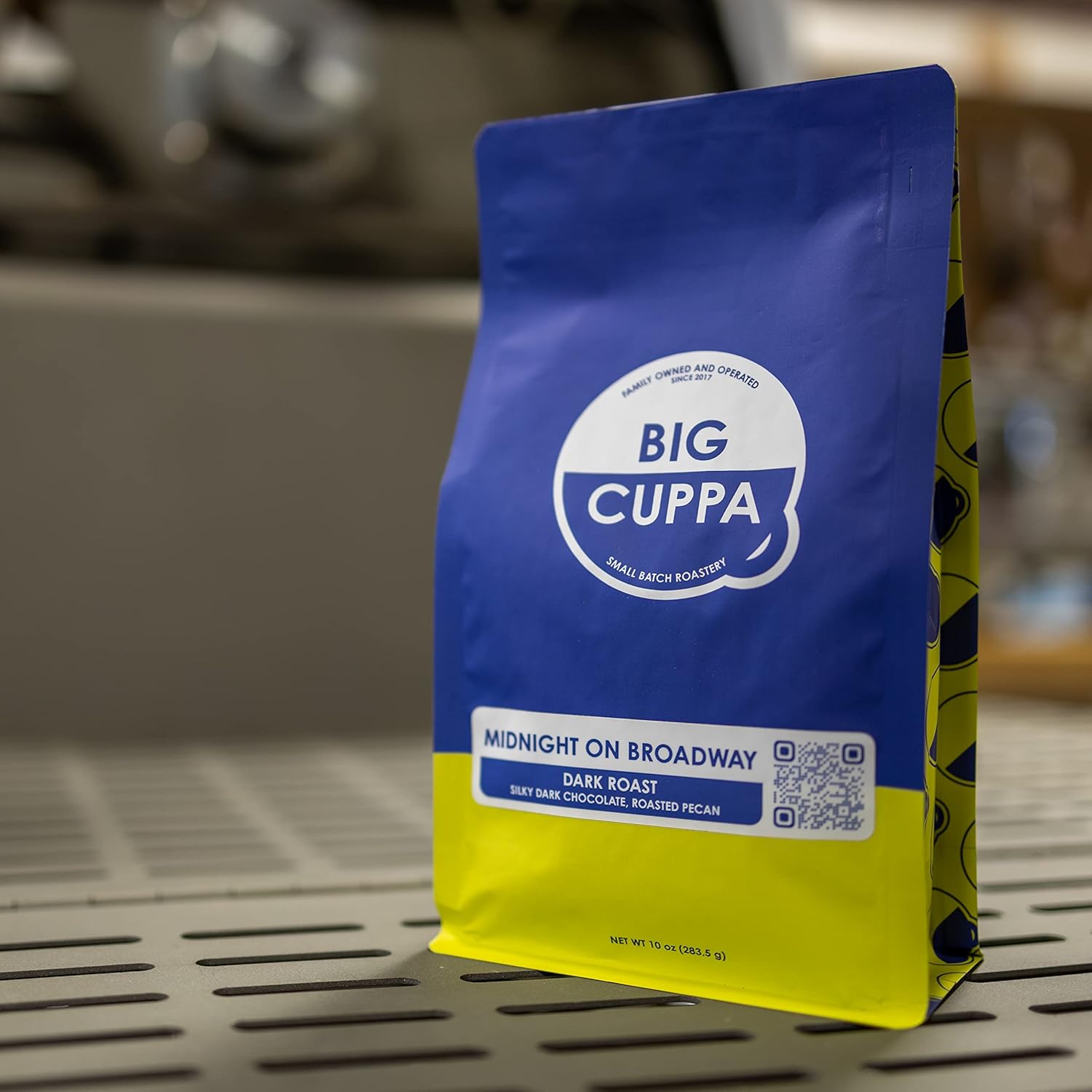 Big Cuppa – Café en grano entero – 10 oz (Midnight on Broadway – Dark Roast)