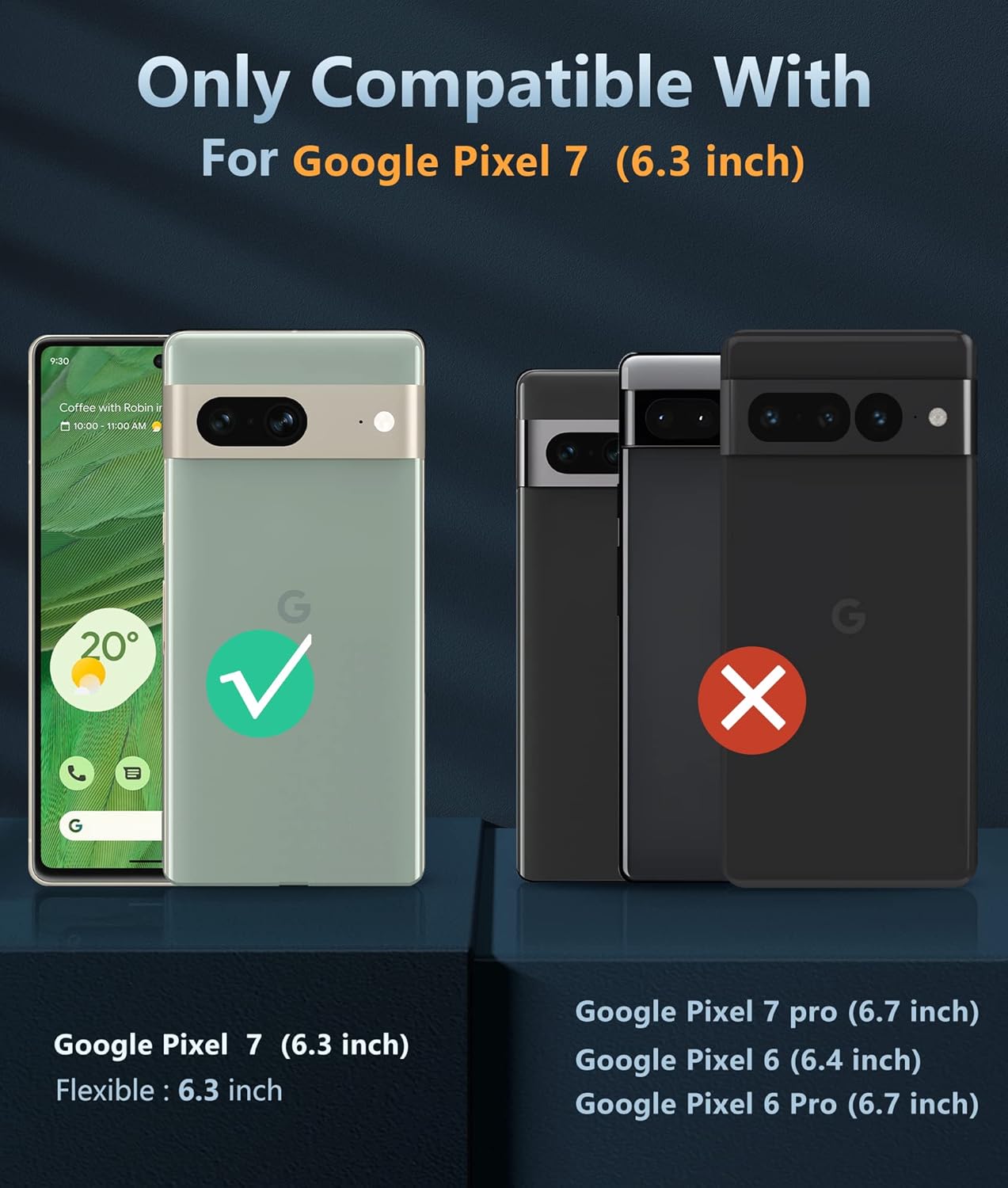 PUJUE Funda para teléfono Google Pixel-7 Funda protectora de silicona Pixel 7 a prueba de golpes – Fundas para celulares mate con protector de