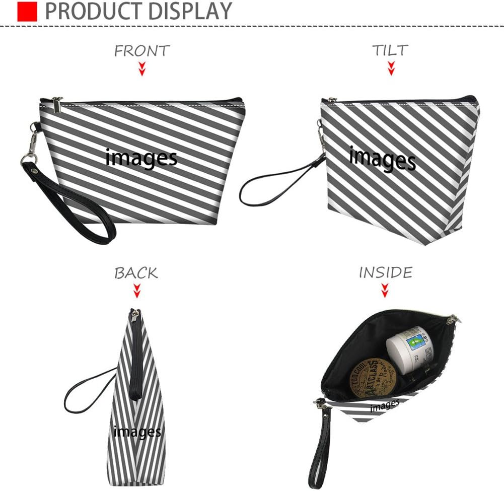CLOHOMIN Bolsa de viaje portátil con asa para cosméticos, bolsa de aseo impermeable de Bulldog británico