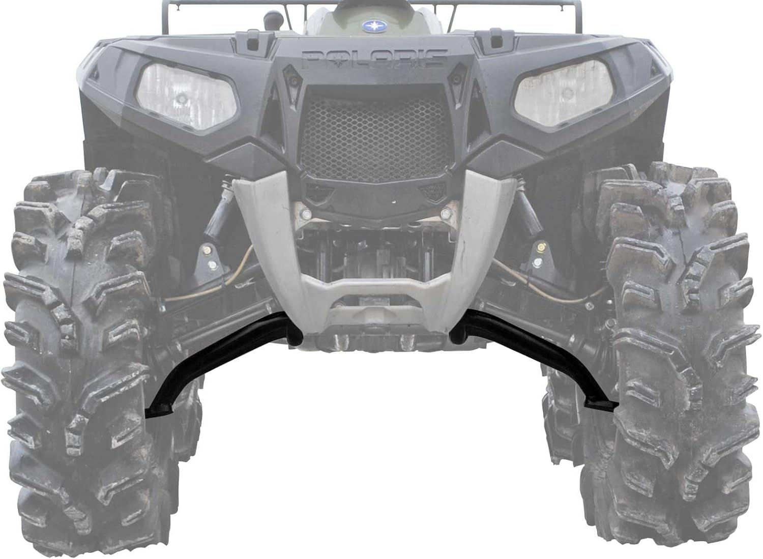SuperATV Brazos A inferiores de alta holgura para Polaris Sportsman 5508501000 (ver ajuste)  Espacio adicional de 1.25 pulgadas  Funciona con