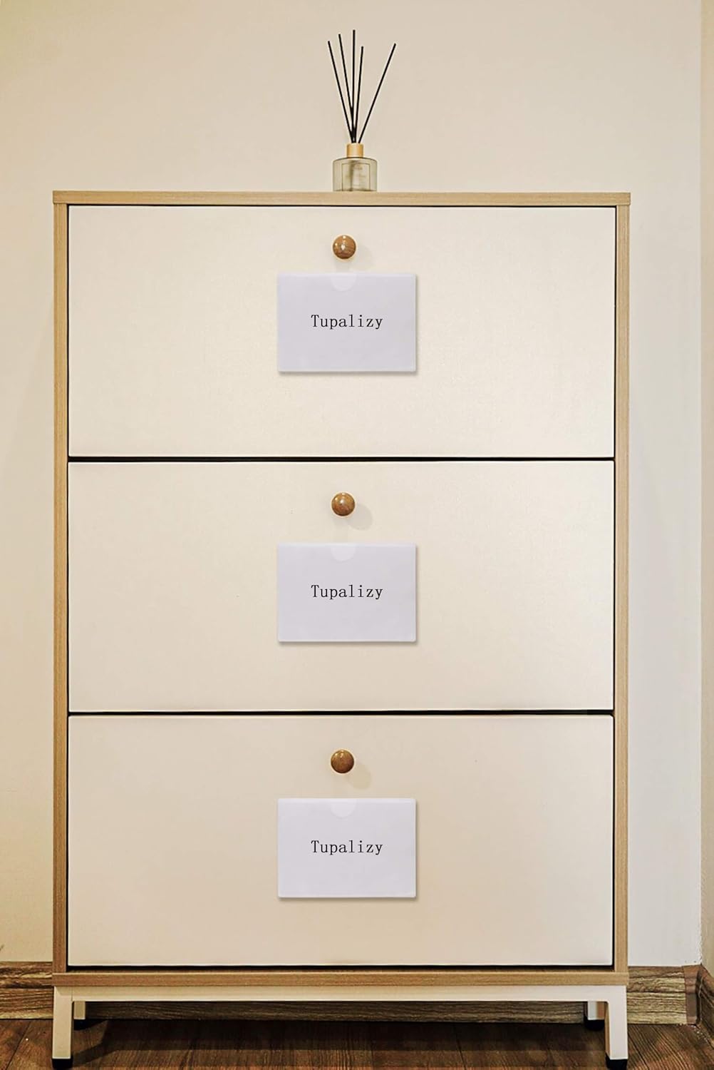 Tupalizy 20 bolsillos autoadhesivos para tarjetas de índice con apertura superior para cargar tarjetas de visita de plástico transparente, fundas