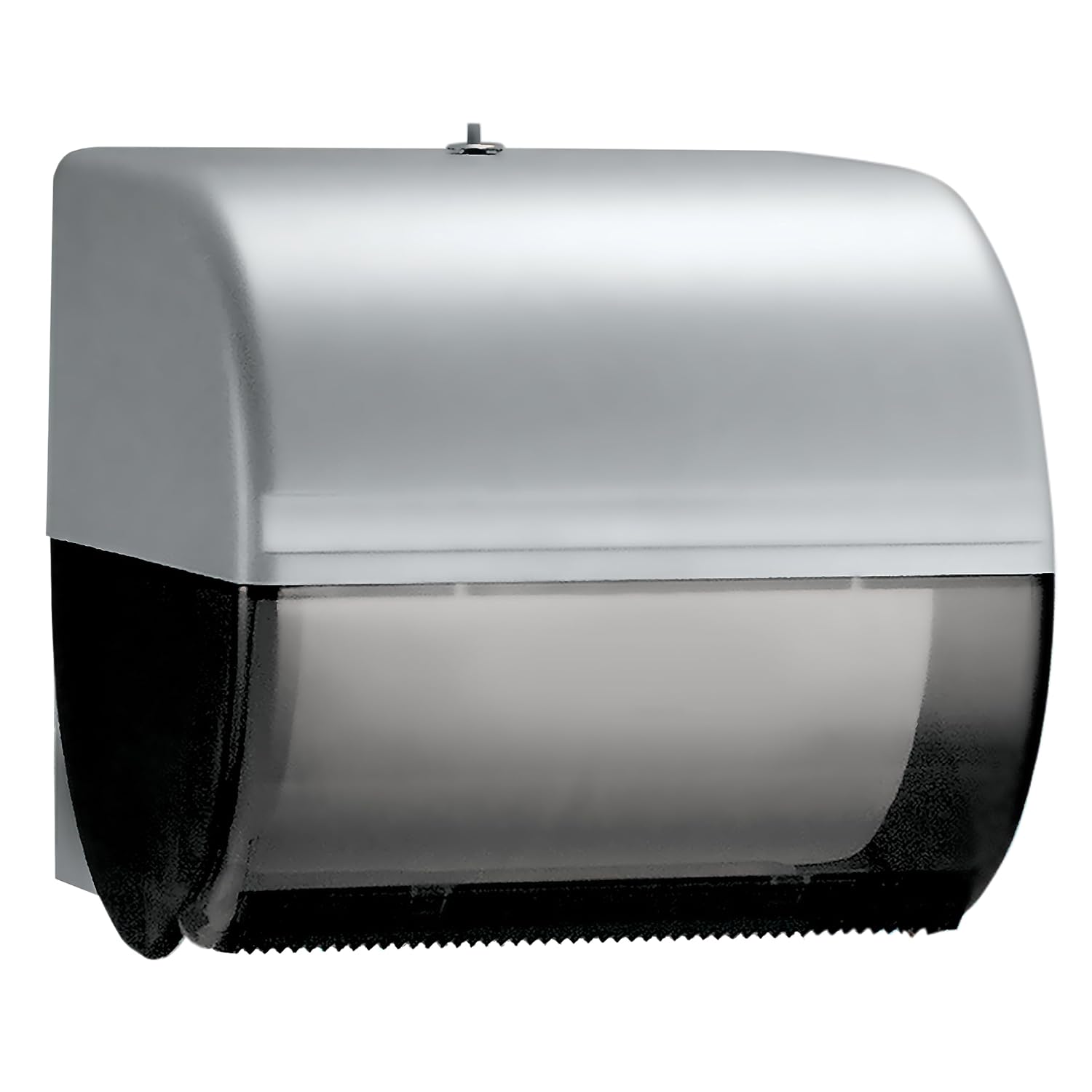 Kimberly-Clark Professional Omni Roll – Dispensador de toallas de rollo duro (09746), negro, para toallas de rollo de núcleo de 1.5 pulgadas,