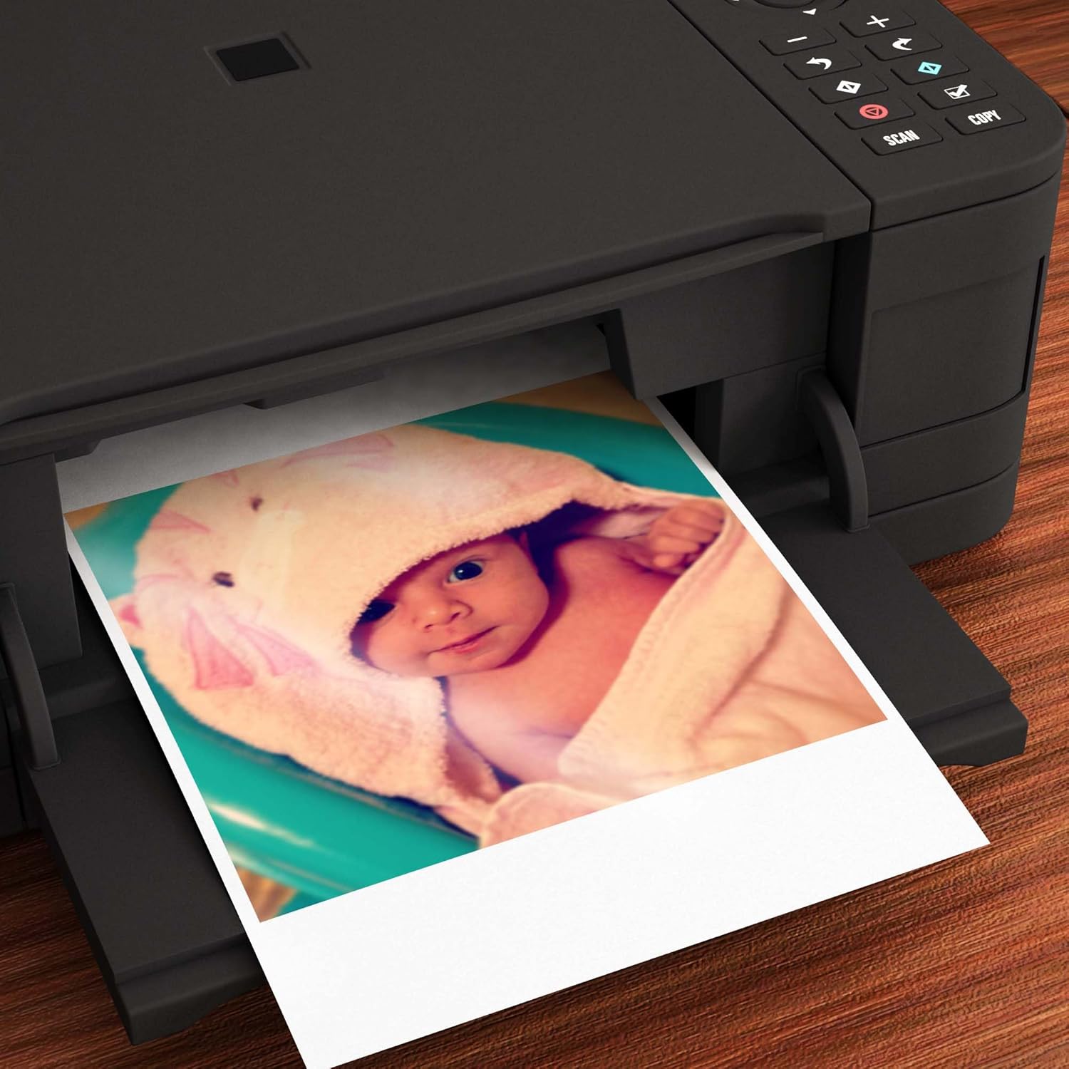 Cartulina brillante láser de 8 mil, papel fotográfico brillante de una sola cara para impresoras láser, 8 12 x 11 pulgadas, 20 hojas