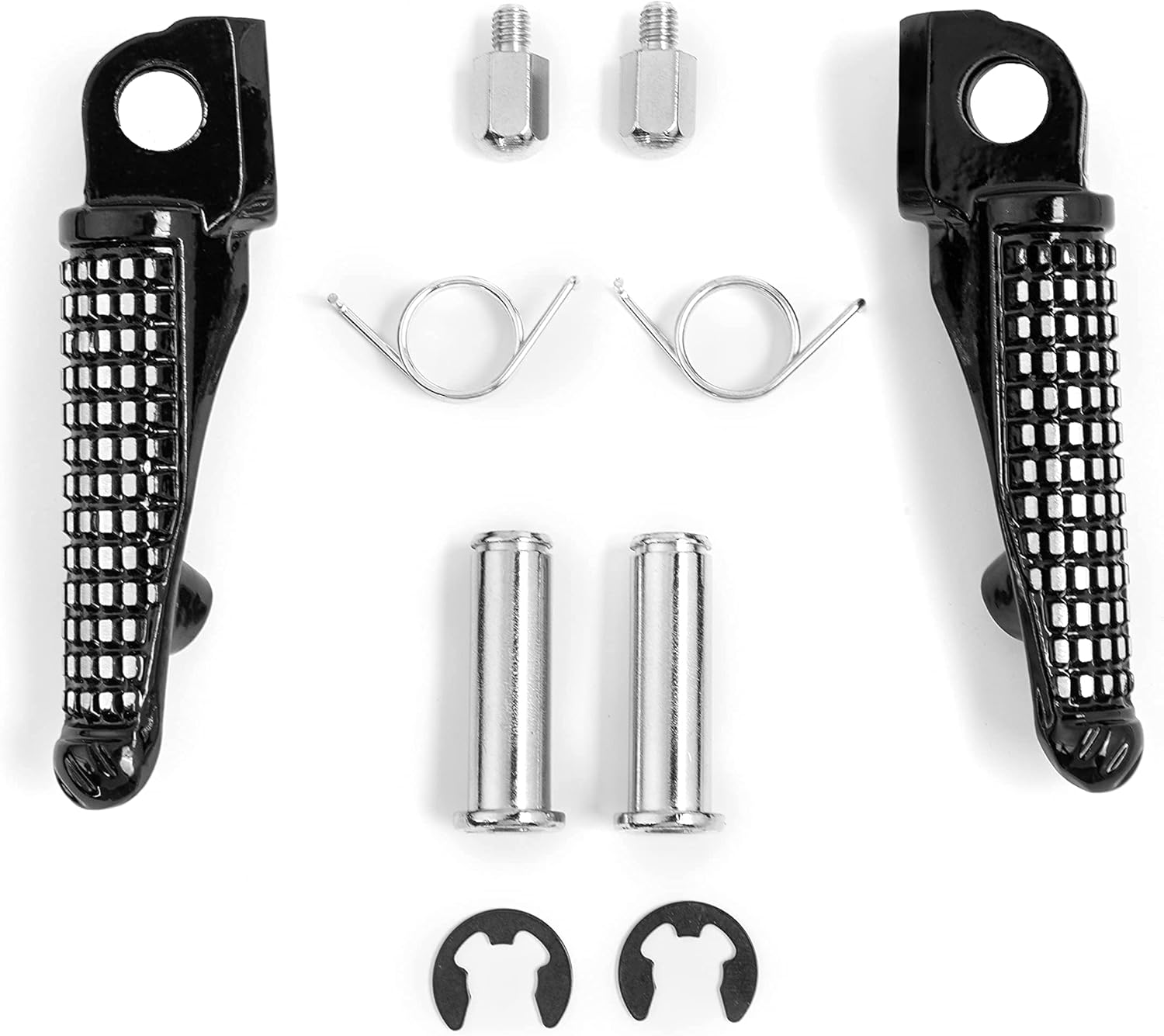 Soportes para reposapiés delanteros para Kawasaki Ninja ZX6R 2005-2008, ZX636 2005-2006 (frontal-1)