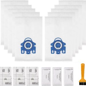 Paquete de 10 bolsas Airclean GN 3D para aspiradora compatibles con Miele Classic C1 Complete C1, C2, C3, S400i S600 S2 S5 S8 Series con 3 filtros Paquete de 10 bolsas Airclean GN 3D para aspiradora compatibles con Miele Classic C1 Complete C1, C2, C3, S400i S600 S2 S5 S8 Series con 3 filtros