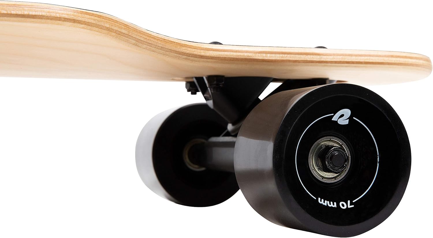 Retrospec Rift – Patineta larga completa, crucero de madera de arce canadiense con camiones abatibles para desplazamientos, cruceros, tallados y