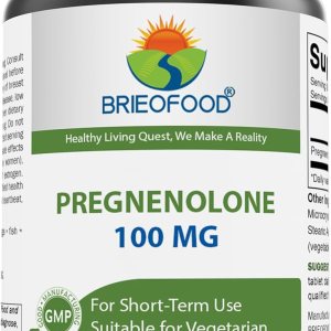 Brieofood Pregnenolone 100 mg 120 tabletas – Suplemento de equilibrio hormonal Brieofood Pregnenolone 100 mg 120 tabletas – Suplemento de equilibrio hormonal