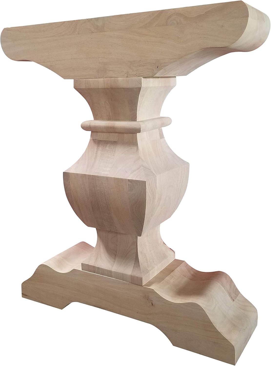 DESIGN 59 Base de mesa de caballete – Pedestal de madera dura individual (P02)