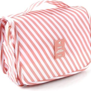 Neceser de viaje colgante con compartimento para artículos de tocador, organizador de maquillaje cosmético para mujeres y niñas, impermeable, Neceser de viaje colgante con compartimento para artículos de tocador, organizador de maquillaje cosmético para mujeres y niñas, impermeable,