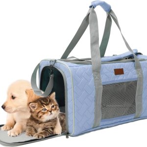 HSC – Transportador de mascotas para gatos, bolsa acolchada de cara suave para mascotas, funda de equipaje temporal, para viajes, al aire libre, ir HSC – Transportador de mascotas para gatos, bolsa acolchada de cara suave para mascotas, funda de equipaje temporal, para viajes, al aire libre, ir