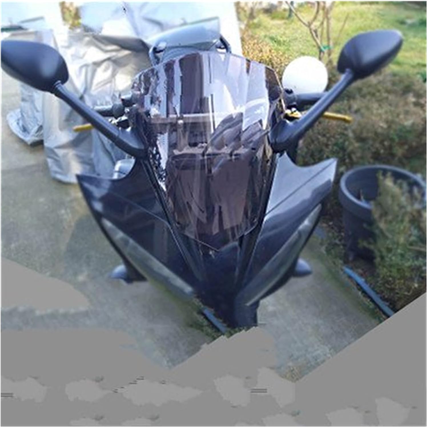 Deflectores de viento de motocicleta para FAZER para FZ6 para Fazer para Fazer para S2 para FZ6 2003-2008 parabrisas para FZ 6 para S 03-08 carenado