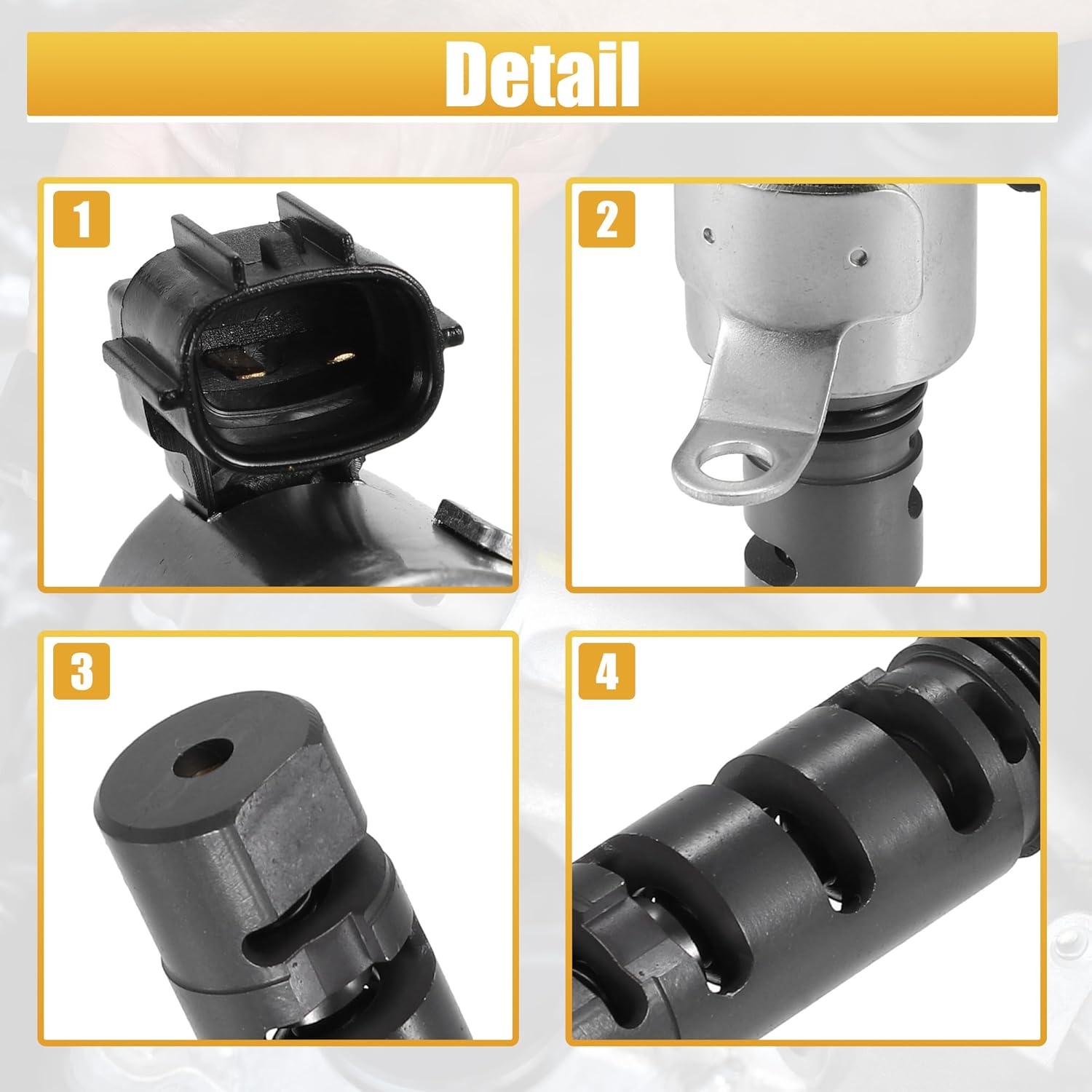 X AUTOHAUX 2 unids 15330-0F010 15340-0F010 Control de aceite variable válvula VVT solenoide para Lexus GS 400 1998 1999 2000 para Lexus GS 430 1998