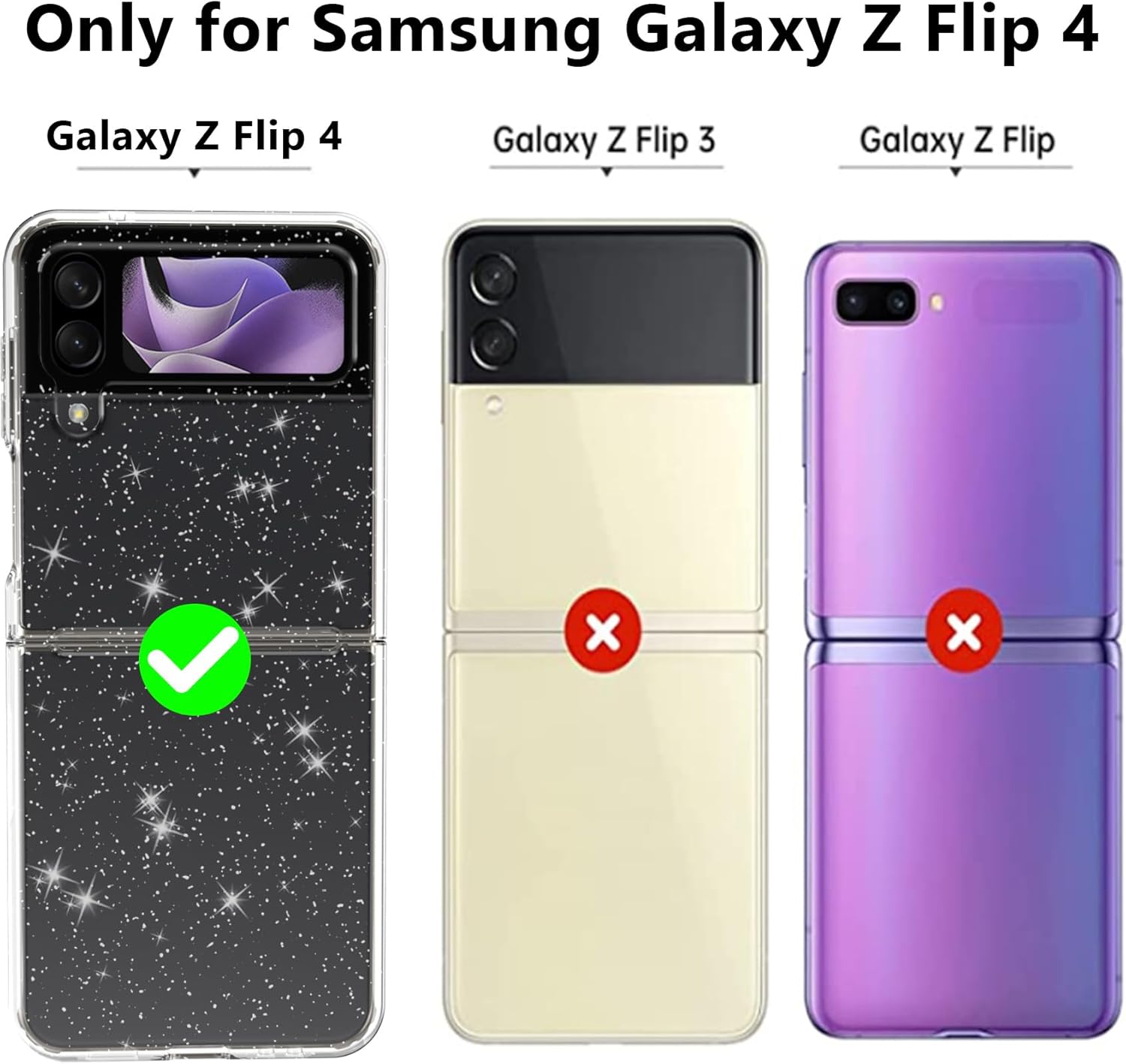 KJSK Funda transparente para Samsung (no amarillenta) – Elegante funda protectora brillante para mujer, a prueba de golpes, resistente a las caídas,