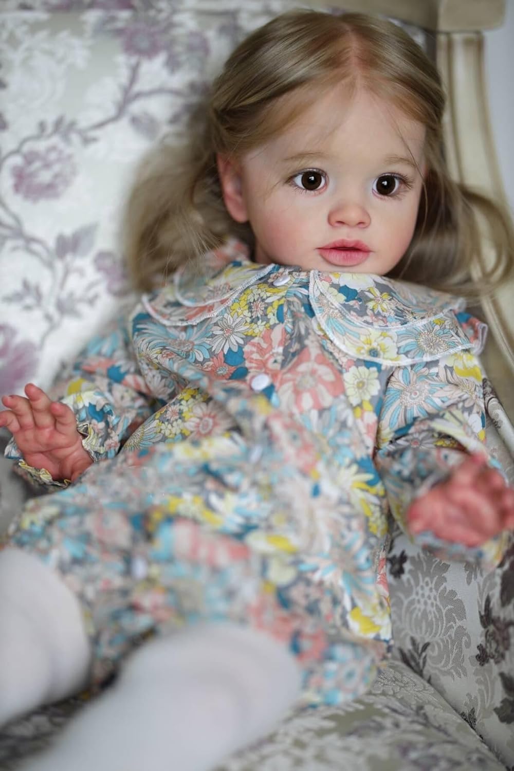 Pinky Lifelike – Muñecas de bebé Reborn de 26 pulgadas y 26.0 in, adorable muñeca de silicona para niños pequeños, aspecto realista, muñecas de bebé
