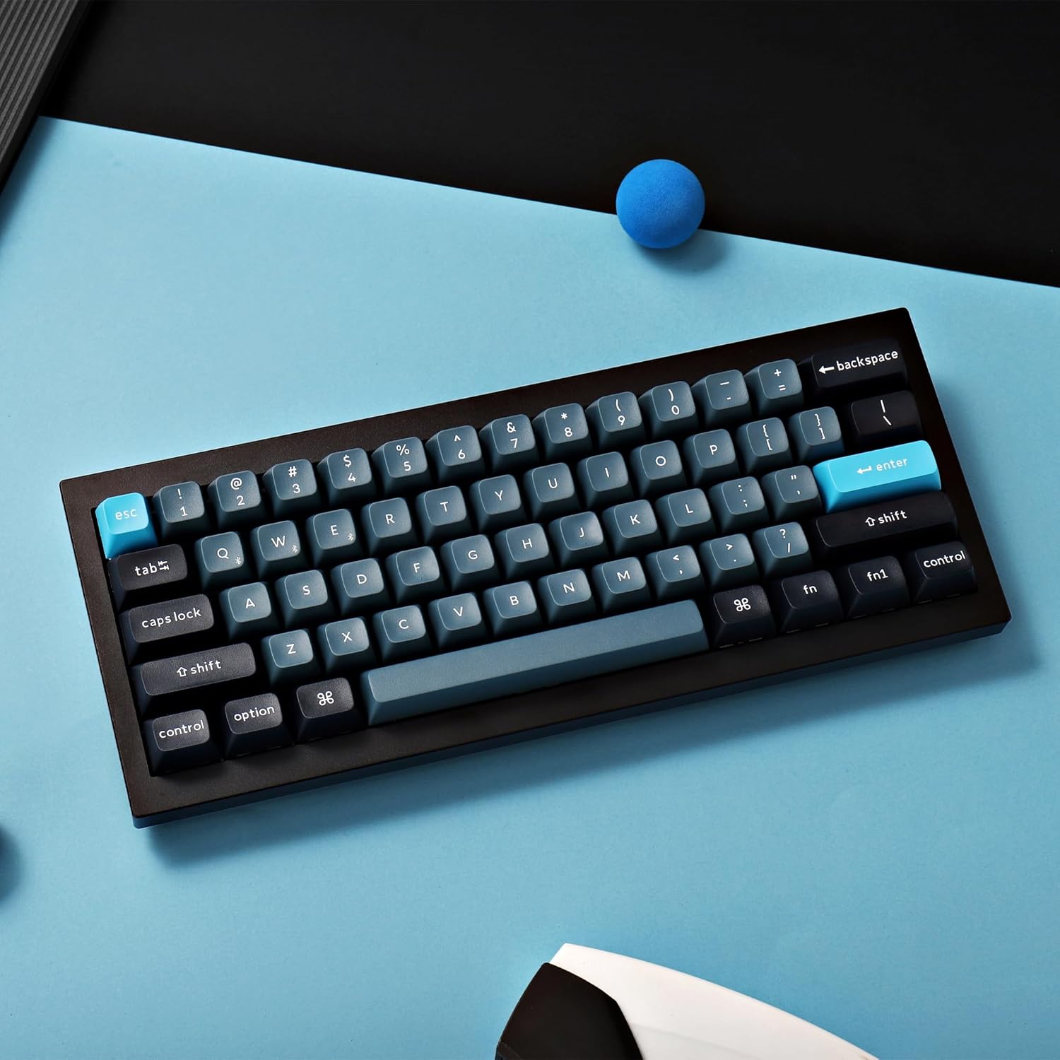 Keychron Q4 Pro Teclado mecánico inalámbrico personalizado, QMKVIA programable de aluminio completo 60% diseño BluetoothRGB con cable con