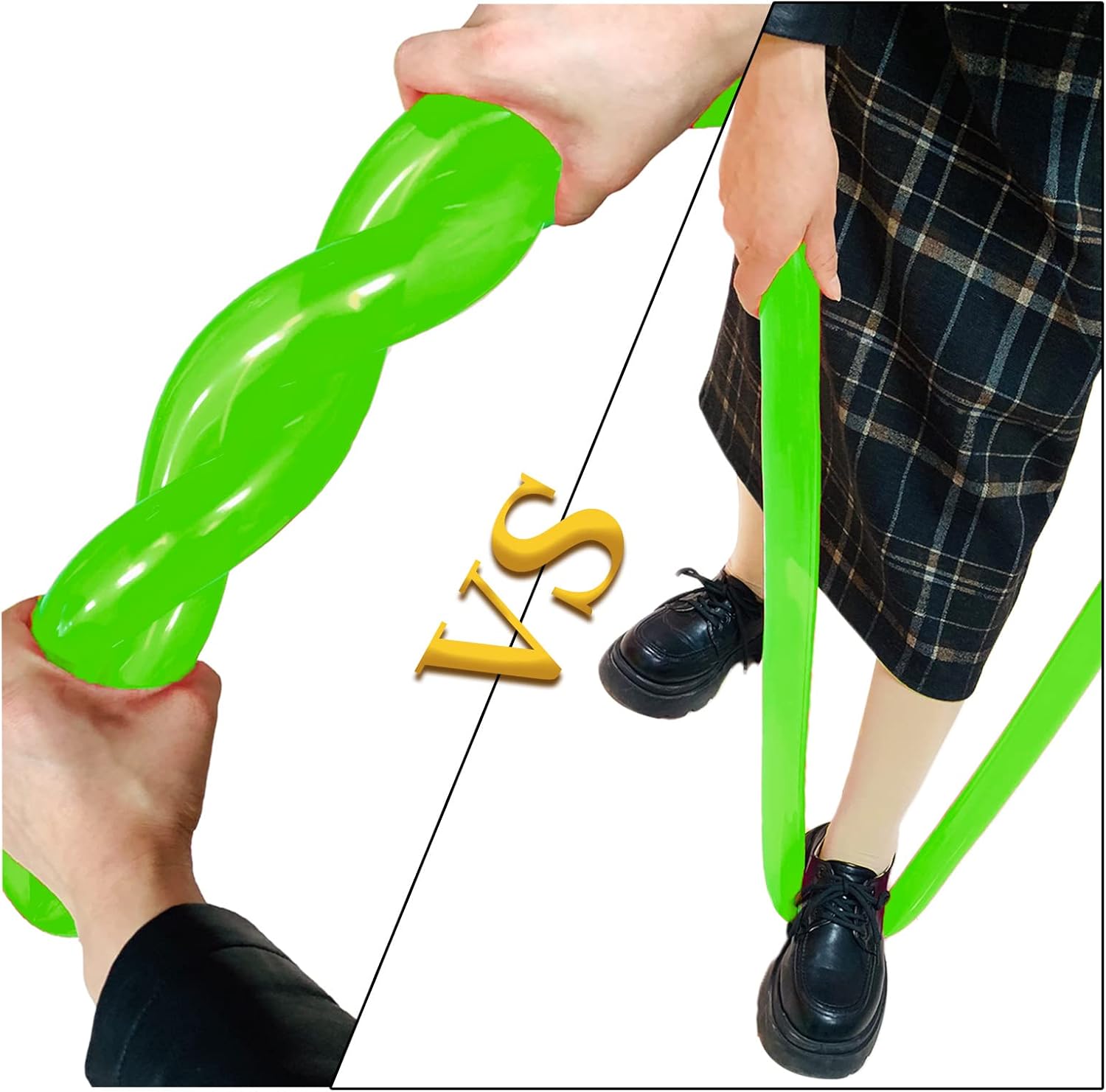 Globos verdes 260 para torcer globos de animales, globos verdes largos y delgados para modelar, kit de globos mágicos verdes para bodas, cumpleaños,