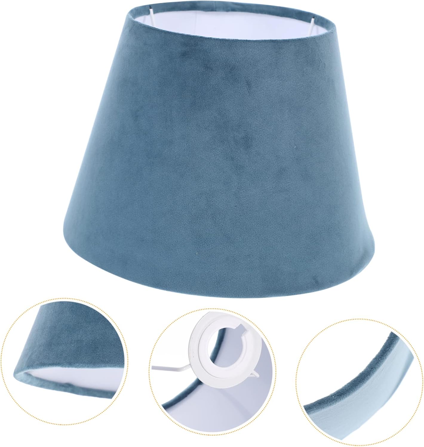 Vintage Lantern Hotel lámpara pantallas de lámpara de la lámpara Clip en bombilla azul pantalla pantalla pantallas de lámpara para lámparas de pie