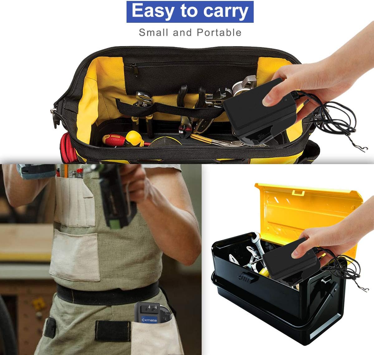 Exmate Cargador de batería de iones de litio de 10.8 V compatible con Dremel 855-02 855-01 8000-01 8001-01 8001-02 batería estilo Pod (no para