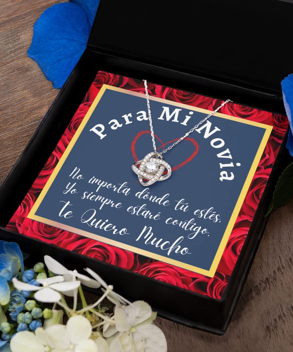 Collar para novia con mensaje personalizado, regalo de aniversario de boda o Navidad, cadena para novia