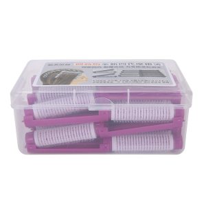 Uxsiya Juego de 20 rodillos para el cabello, varillas de permanente, esponjosas, rizadores de pelo, kit de herramientas de peluquería para niñas y Uxsiya Juego de 20 rodillos para el cabello, varillas de permanente, esponjosas, rizadores de pelo, kit de herramientas de peluquería para niñas y