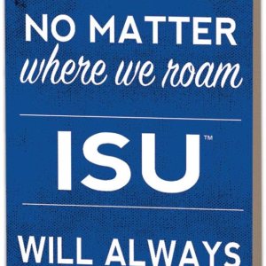 7×18 No Matter Where Indiana State Sycamores 7×18 No Matter Where Indiana State Sycamores