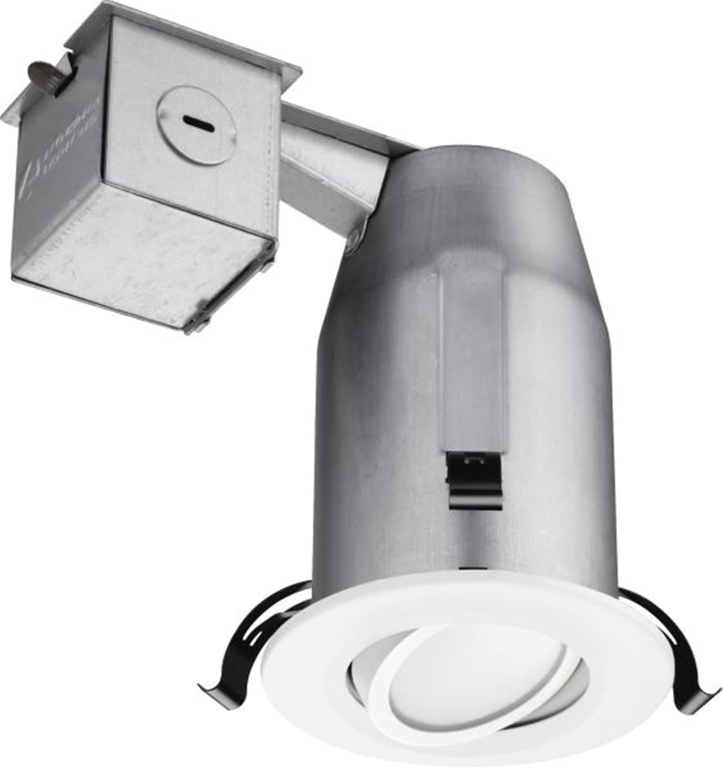 Lithonia Lighting LK3GMW LED LPI M6 Kit de cardán de 3 pulgadas con lámpara LED incluida en blanco